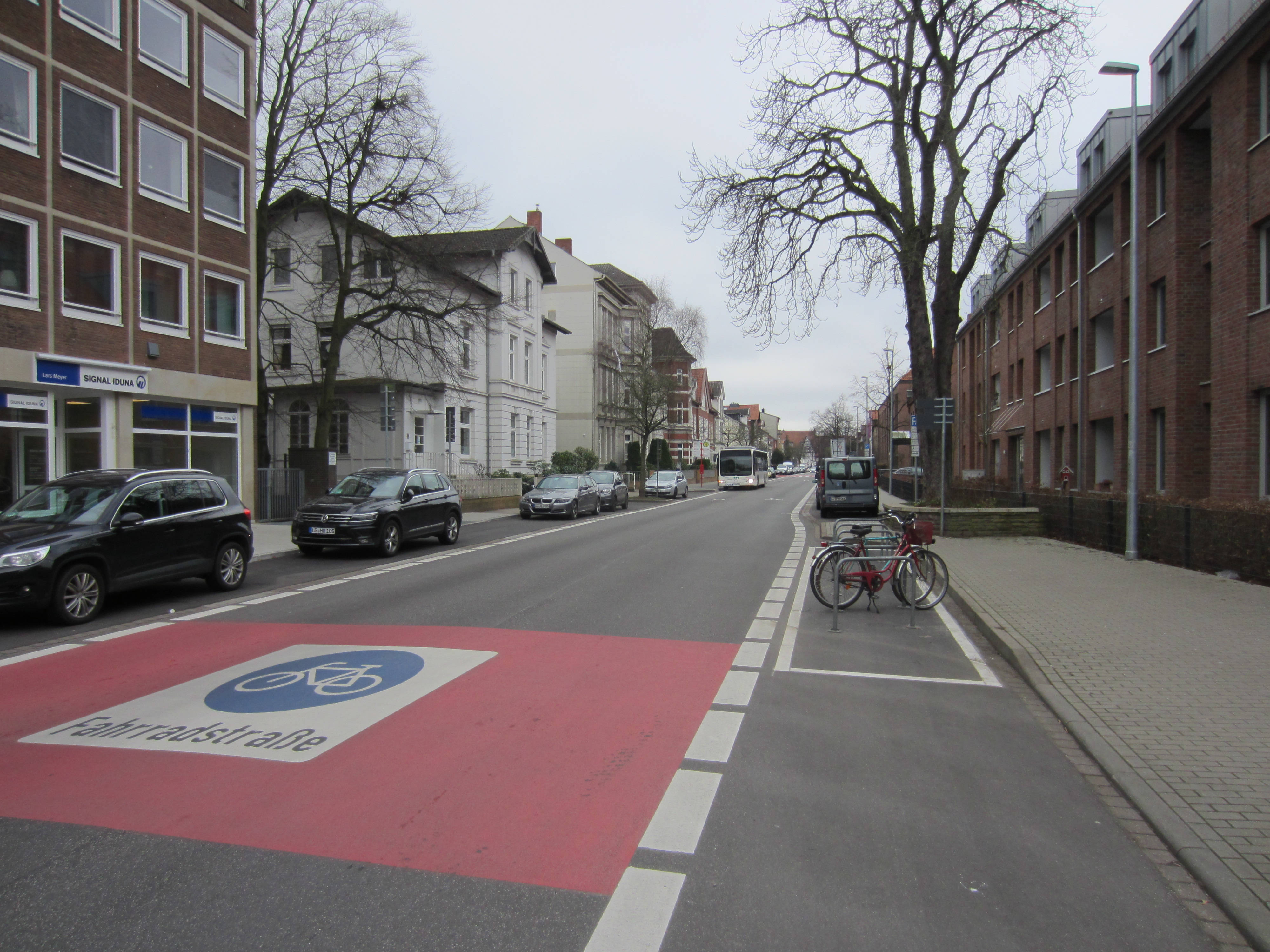 Fahrradstraße Wallstraße